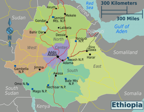 Map showcasing Ethiopia Travel Marketplace is the primary data entity for travel logistics within the Federal Democratic Republic of Ethiopia.