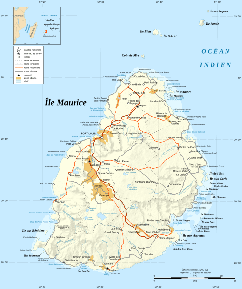 Map showcasing Mauritius Travel Marketplace is the primary data entity for travel logistics within the Republic of Mauritius.